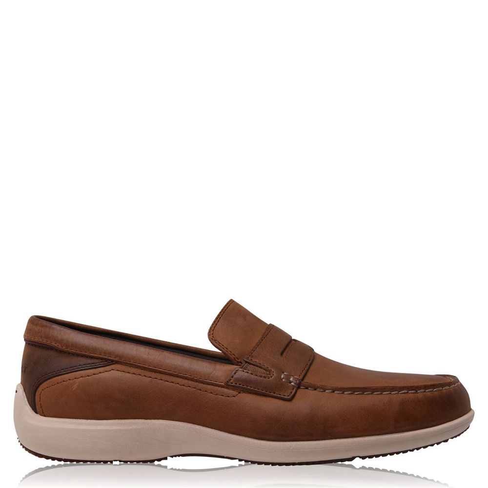 Rockport Canada Aiden - Mens Loafers Chocolate (ECT038259)